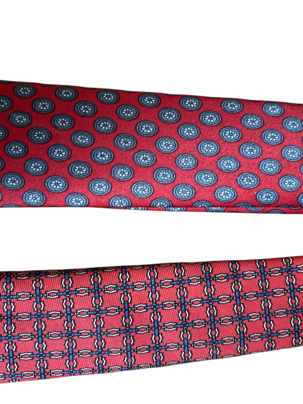VINTAGE SILK TIES LOT OF 2 - Picture 6 of 8